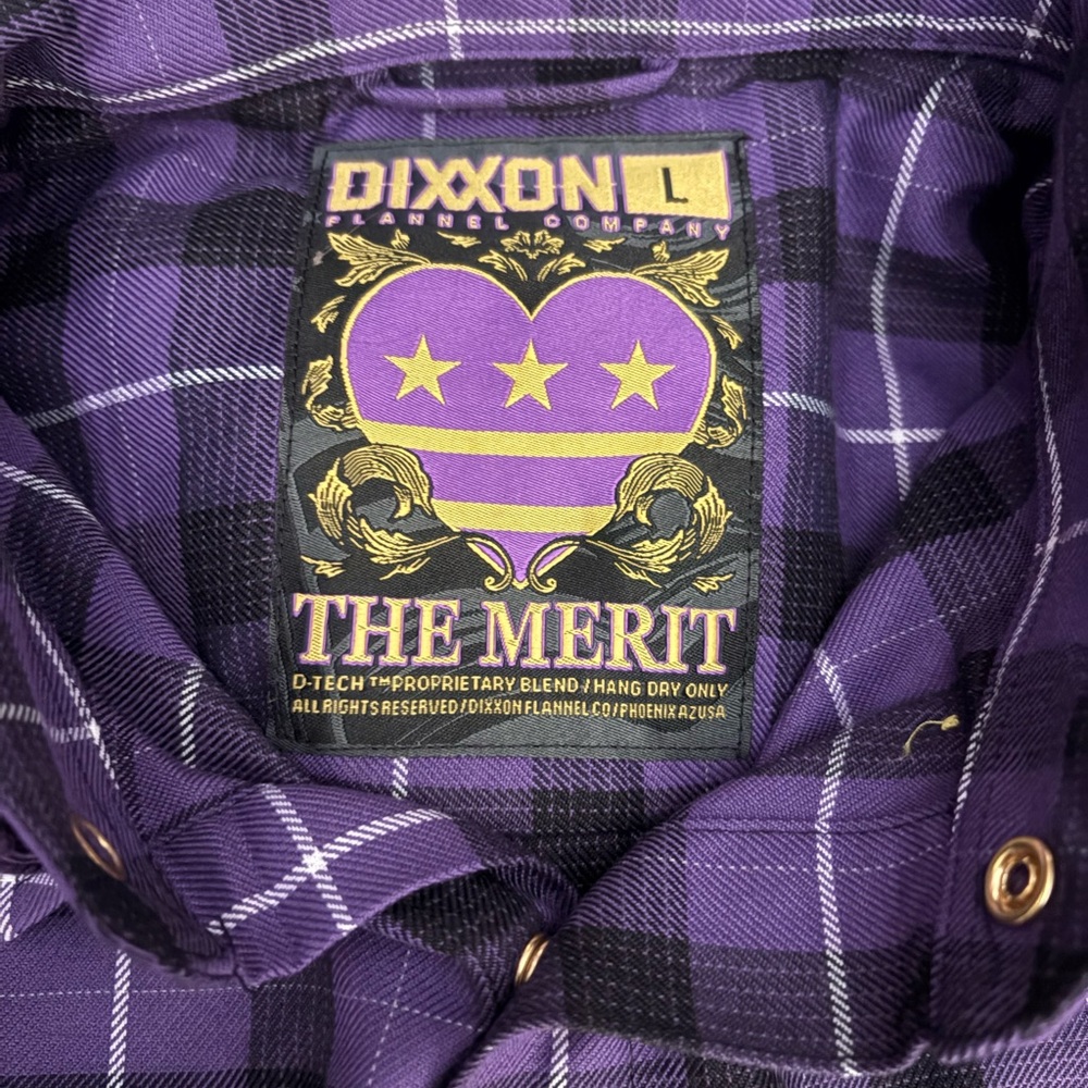 DIXXON The Merit Purple Plaid Shirt